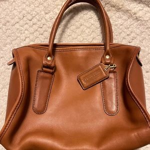 Coach leather hand bag.